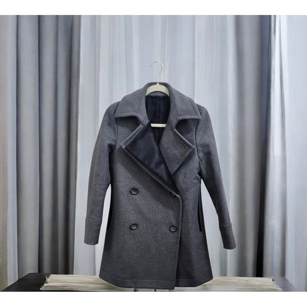 The Reracs peacoat for women WOOL Grey Size 36 /US S
